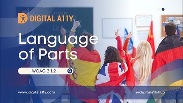Understanding WCAG SC 3.1.2 Language of Parts (Level AA)