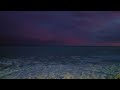 🌊Pink clouds over peaceful sea waves. A Moment of Calm: Pink Sunset by the Sea #MaLiliAwaves 