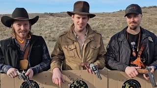 Single Action vs Double Action vs Semi Auto! Who can reload and shoot 50 rounds the fastest?
