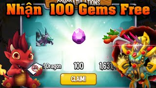 Dragon City Hướng Dẫn : Cách Nhận 100 Gems Free Cùng Nhiều Phần Quà Khác