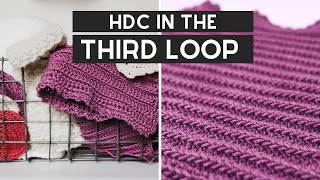 Crochet Facial Washcloth in the THIRD LOOP