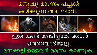 മനുഷ്യ മാംസം പച്ചക്ക് തിന്നുന്ന അഘോരി | ഇത് കണ്ടു പേടിച്ചാൽ ഞാൻ ഉത്തരവാദിയല്ല