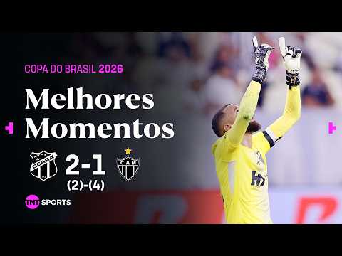 ÉVERSON BRILHA NOS PÊNALTIS E GALO CONQUISTA CLASSIFICAÇÃO MILAGROSA I CEARÁ 2 (1) x (4) 2 ATLÉTICO