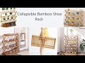 How to Set up A wooden Bamboo Shoe Rack / Multipurpose DIY Rack.