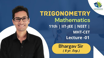 Trigonometry L-01 | 03-06-2022 | Bhargav Sir | Maths 11th PCMB B2 | VSA