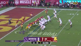 Griffin Wilde DIVES into the End Zone vs. USC | Northwestern Football | 11/07/25