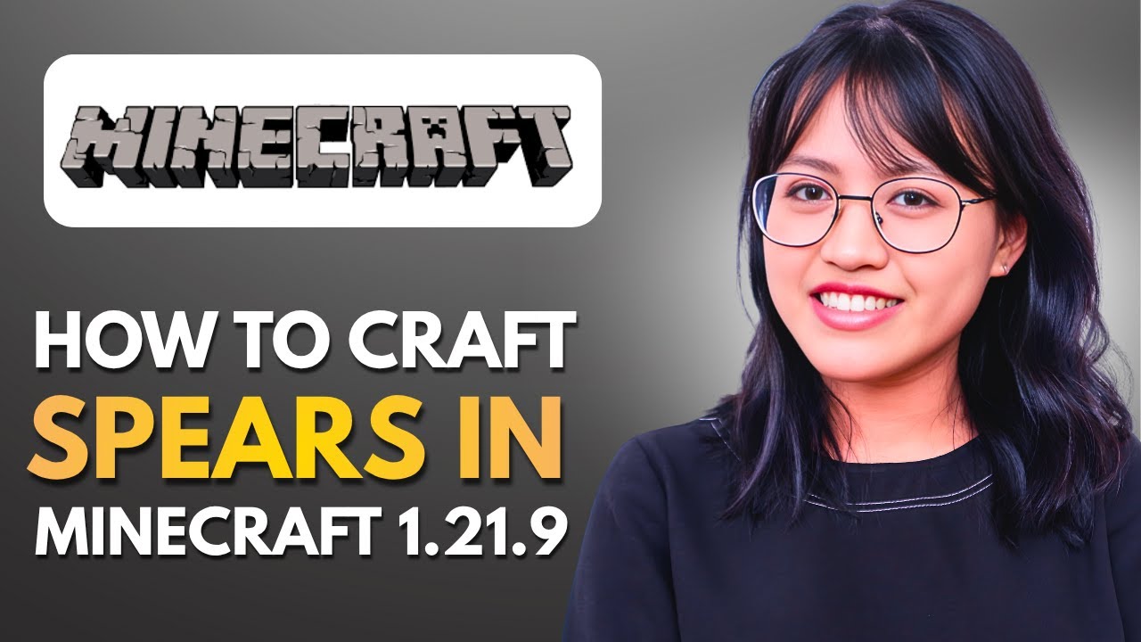 How To Craft Spears in Minecraft 1.21.9 | Full Tutorial - YouTube