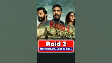 RAID 2 Movie Review | Ajay Devgan Riteish Deshmukh #shorts #raid2review #ajaydevgan #spunkyaslam