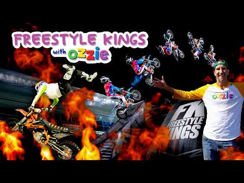 Dirt Bike Stunts for Kids | Freestyle Kings Jump Show with Ozzie