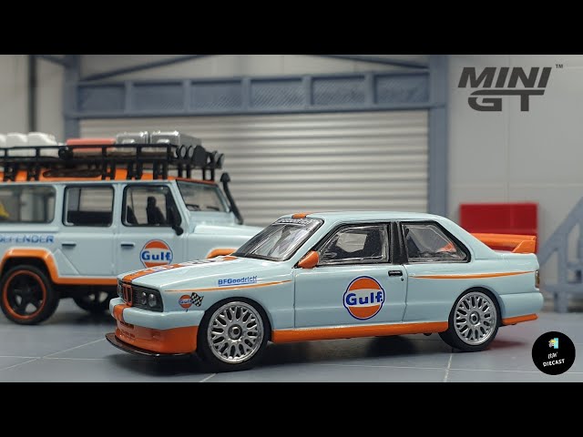 Mini GT 1/64 BMW M3 E30 Gulf LHD MJ Excluisve Diecast Scale Model Car