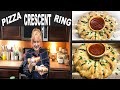 STUFFED PIZZA CRESCENT RING RECIPE | Easy Lunch or Dinner Idea