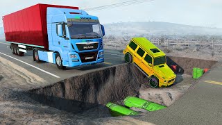 Cars vs Ditch TRAP #2 ▶️ BeamNG Drive screenshot 4