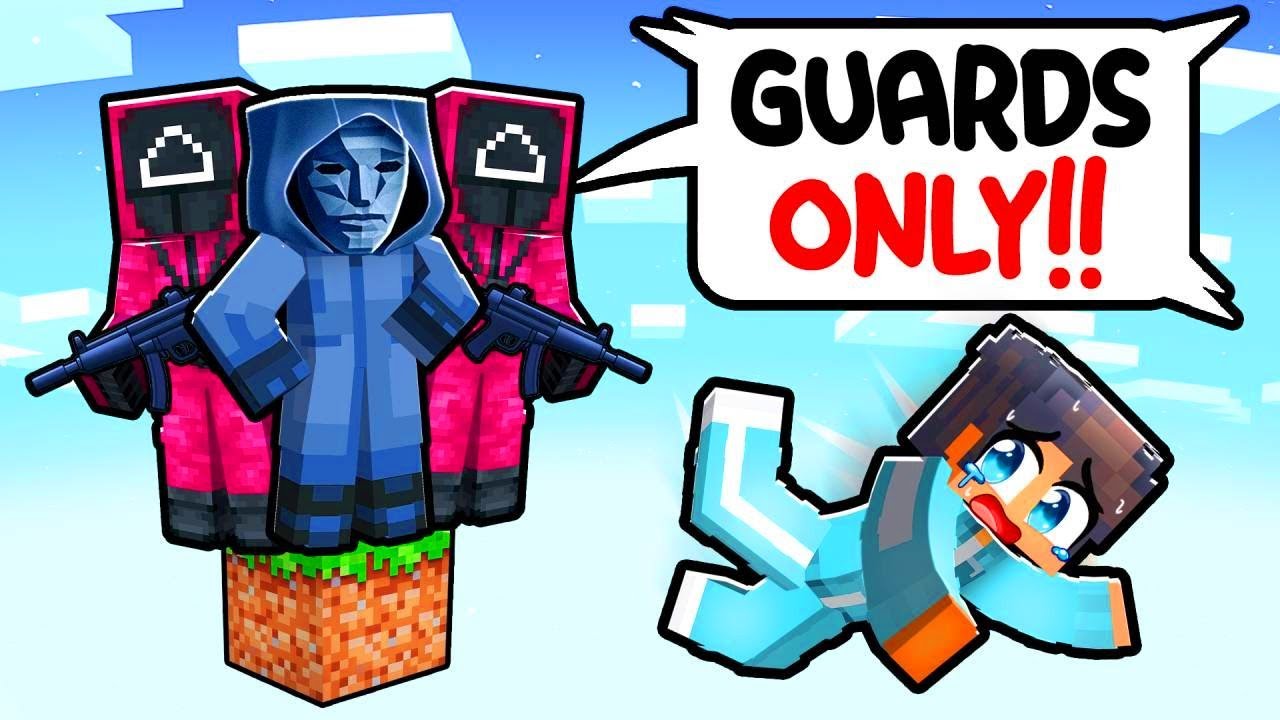 6 Friends on SQUID GAME BLOCK!