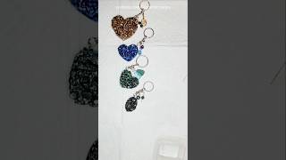 Making pretty beaded charms to add to my druzy resin keychains