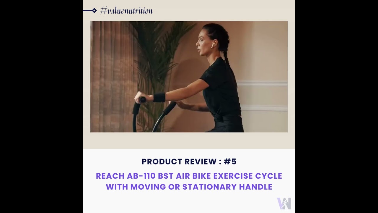 Transform Your Home Workouts with Reach AB-110 BST Air Bike Exercise Cycle 