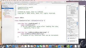iOS Swift 2.2 Mobile Development - Lecture 7/25 - BMI Calc - First iPhone Project