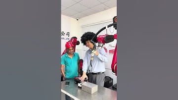 Drag-on welding robot.#industrial #welding #robot #spraying #stamping #machine