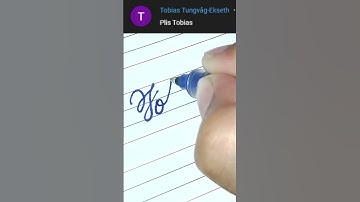 Tobias - Beautiful name in Cursive writing | Cursive writing for beginners | #shorts