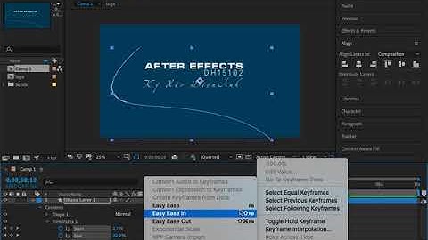 After Effects Lab 1. Motion Cơ bản