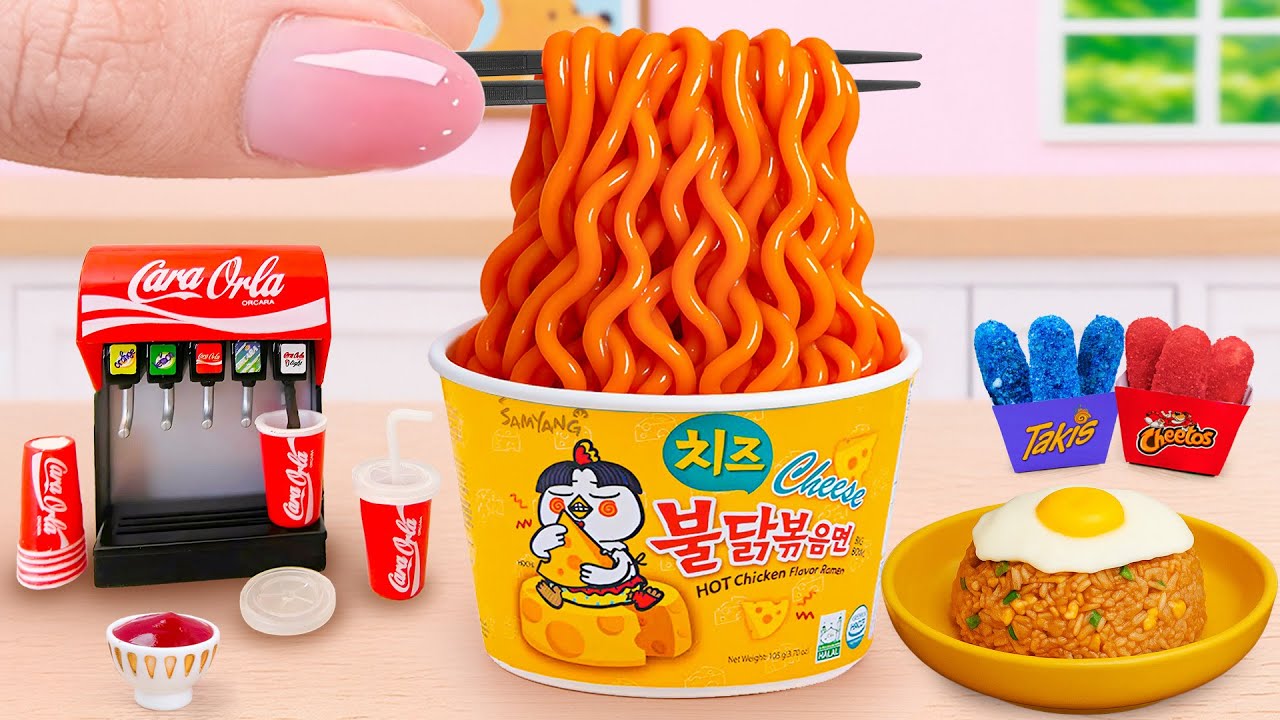 How To Cook Miniature Masala Noodles Recipe 🍜 Indian Mini Village Cooking | Tony Mini Food