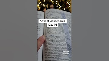 Advent Cntdn Day 14 Lk 2:8-9. God couldn