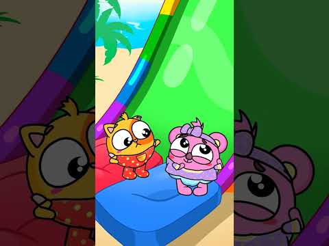 Let's Learn Baby to Climb the Slide! | Safety Rules for kids #learnforkids