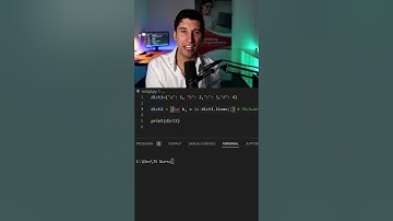 Dictionary umdrehen mit #Python #minitutorial #vscode #coden