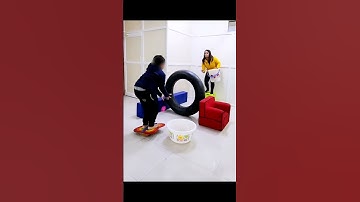 Activity to Improve Attention & Focus for Kids | Balance Board Sensory Play | Connecting Dots CDC