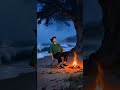 Peaceful Beach Campfire 🌊🔥 | Relaxing Anime LoFi Ambience & Night Vibes