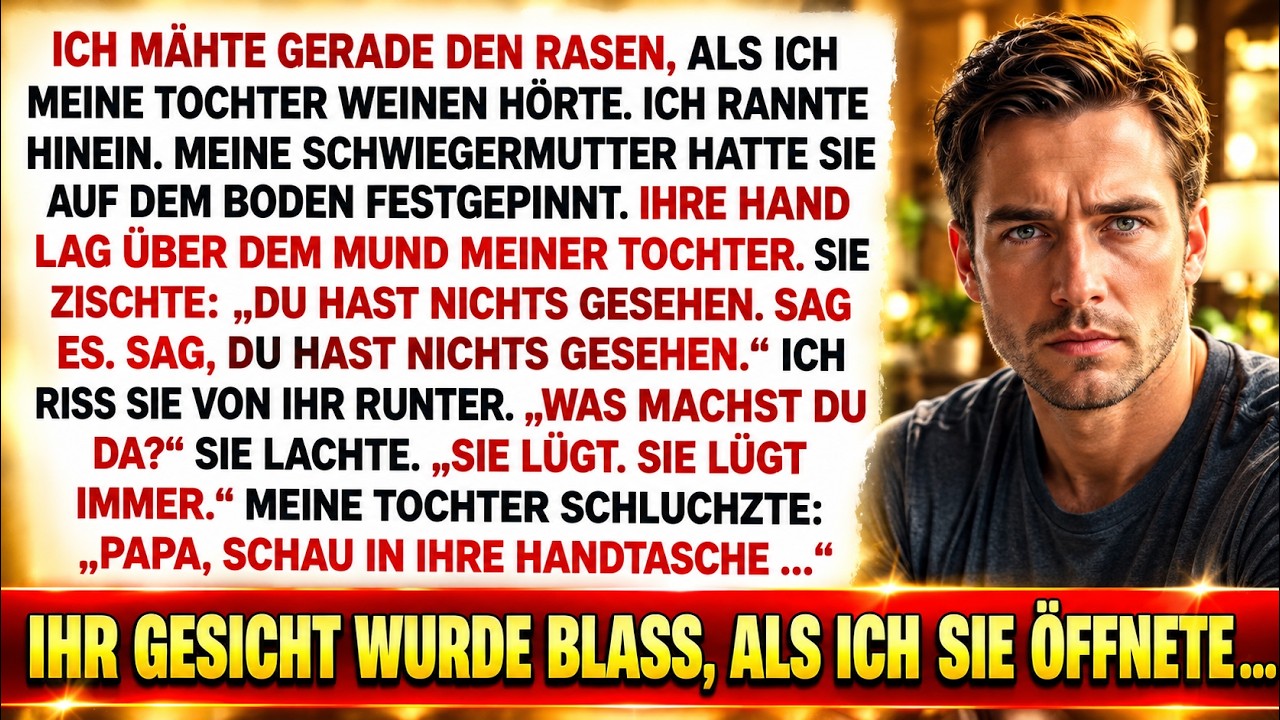 Ich sah meine Schwiegermutter mit meiner Tochter – dann hörte ich: „Sag Papa nichts!“ und erstarrte.
