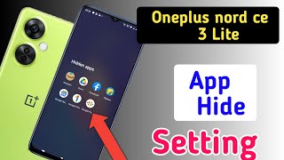 How to hide apps in Oneplus nord ce 3 lite /Oneplus nord ce 3 lite app hide/app hide setting screenshot 4