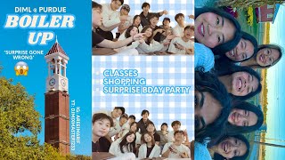DIML @ PURDUE: classes, shopping, surprise party🌟🦋🪩