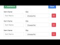 Add or Remove Multiple Input Fields Dynamically in Laravel | coding With kailash
