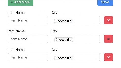 Add or Remove Multiple Input Fields Dynamically in Laravel | coding With kailash 