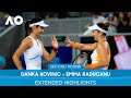 Danka Kovinic v Emma Raducanu Extended Highlights (2R) | Australian Open 2022