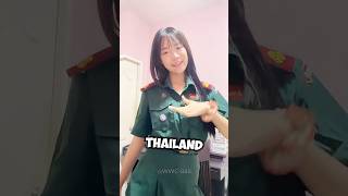 Why Thai Schools Look Like Military Camps Every Week?#cultureshock #shorts