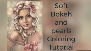 Soft bokeh and pearls coloring tutorial screenshot 4