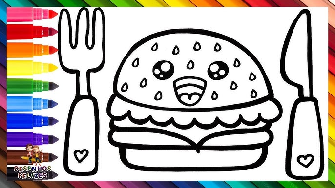 Desenhar E Colorir Peppa Pig E Suzy Ovelha Comendo Biscoitos 🐷🍪🐑 Desenhos  Para Crianças 
