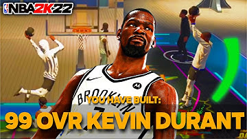 NBA 2K22 Current Gen Kevin Durant Build - 49 Badge 6’9 “Facilitating Four”