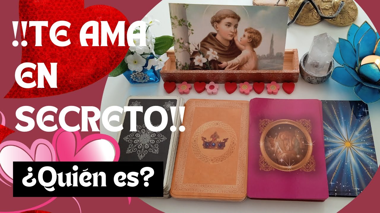 ️ ¡Te AMA en SECRETO! ️Este mensaje es de alguien que no deja de pensar