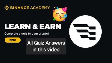 Binance learn and earn task EPIC token free crypto full detail in this video watch complete video.
