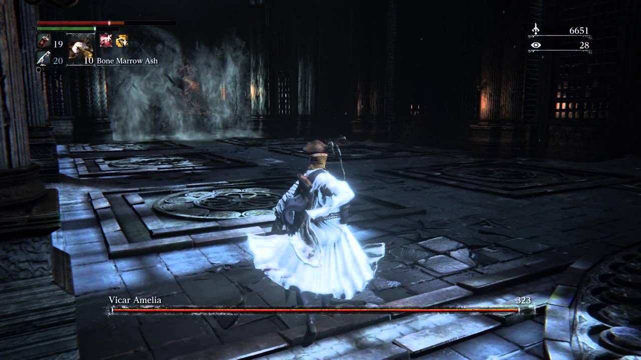 Bloodborne-how to struggle against Vicar Amelia NG+ w/cinematic