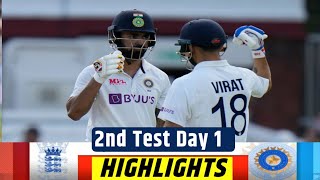 IND vs ENG 2nd Test highlights day 1|| #ENGvIND #INDvsENG