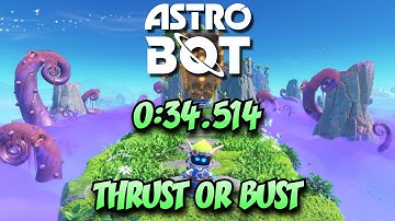 Astro Bot: Thrust Or Bust Former World Record In 0:34.514