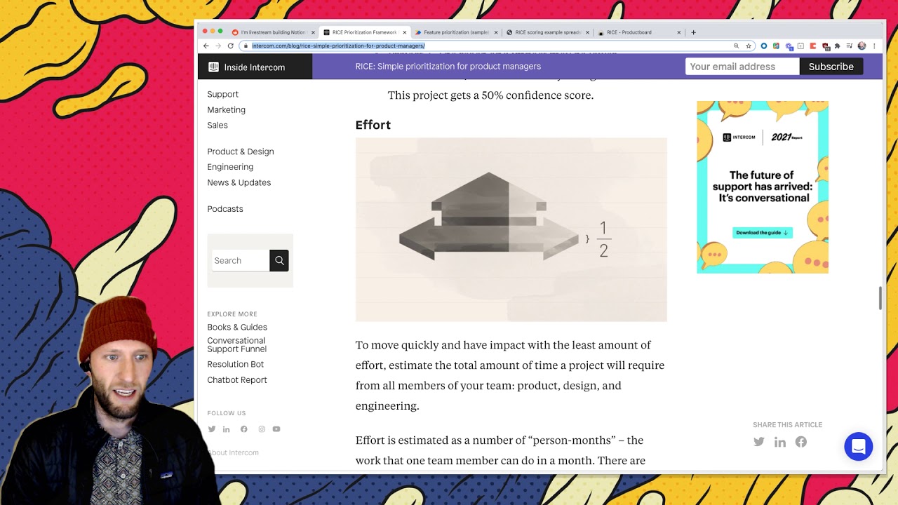 RICE Productboard Notion YouTube