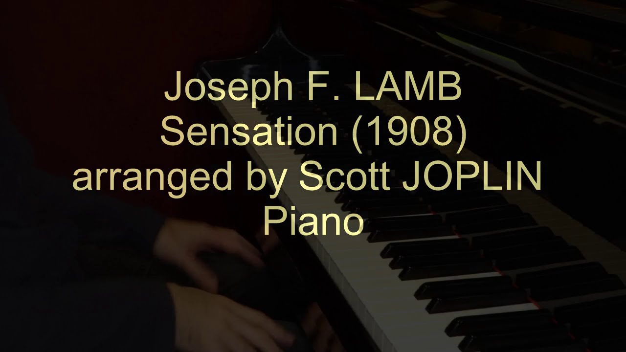 Jean Martin plays Joseph Lamb Sensation arranged by Scott Joplin piano
