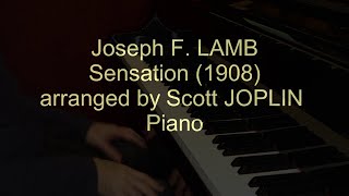 Jean Martin plays Joseph Lamb Sensation arranged by Scott Joplin piano