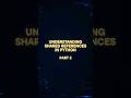 Shared reference with animation in short Part-2 #computerscience #python #coding #share #reference
