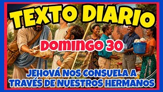 JEHOVA NOS CONSUELA A TRAVES DE NUESTROS HERMANOS -