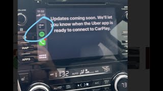 Uber App and others hopefully soon on CarPlay. Safety for drivers